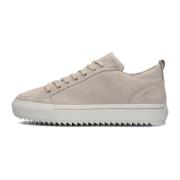 Beige Suède Heren Lage Sneakers Rehab , Beige , Heren