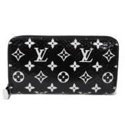 Pre-owned Leather wallets Louis Vuitton Vintage , Black , Dames