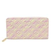 Pre-owned Leather wallets Louis Vuitton Vintage , Pink , Dames