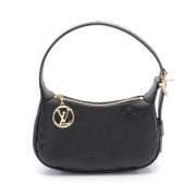 Pre-owned Leather louis-vuitton-bags Louis Vuitton Vintage , Black , D...