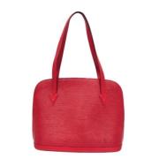 Pre-owned Leather louis-vuitton-bags Louis Vuitton Vintage , Red , Dam...