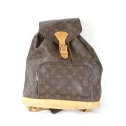 Pre-owned Canvas backpacks Louis Vuitton Vintage , Brown , Dames