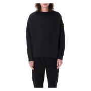 Oversized Crewneck Sweatshirt Stone Island , Black , Heren