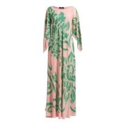 Roze Bloemenjurk Elegant Dameskleding Etro , Multicolor , Dames