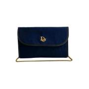 Pre-owned Canvas dior-bags Dior Vintage , Blue , Dames