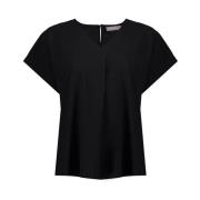 Mouwloze top met korte mouwen Geisha , Black , Dames