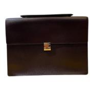 Pre-owned Leather louis-vuitton-bags Louis Vuitton Vintage , Brown , H...