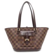 Pre-owned Canvas louis-vuitton-bags Louis Vuitton Vintage , Brown , Da...