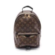 Pre-owned Canvas backpacks Louis Vuitton Vintage , Brown , Dames