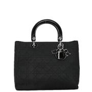 Pre-owned Cotton handbags Dior Vintage , Black , Dames