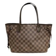 Pre-owned Canvas louis-vuitton-bags Louis Vuitton Vintage , Brown , Da...