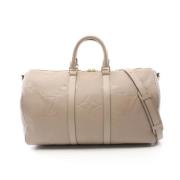 Pre-owned Leather louis-vuitton-bags Louis Vuitton Vintage , Beige , D...