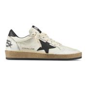 Witte Sneakers met Nappa en Suède Golden Goose , White , Dames