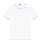 Katoenen Polo Shirt 2 Knopen Italië Paul & Shark , White , Heren