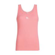 Mouwloze Top met Singlet Print Penn&Ink N.Y , Pink , Dames