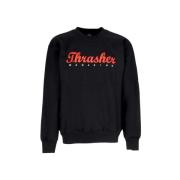 Sweatshirt Thrasher , Black , Heren