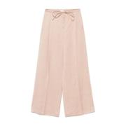 Beige Rok met Trekkoord Taille Alysi , Beige , Dames