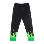 Groene Shaded Flames Lichtgewicht Trainingsbroek Vision OF Super , Bla...