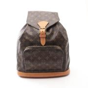 Pre-owned Canvas backpacks Louis Vuitton Vintage , Brown , Dames