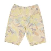 Abstract Camo Overall Shorts Regular Fit Element , Multicolor , Heren