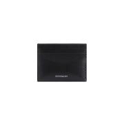 Zwarte leren portemonnee met kaartsleuven Givenchy , Black , Heren