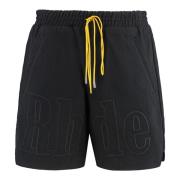 Katoenen Shorts Achterzak Stijlvol Rhude , Black , Heren