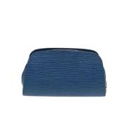 Pre-owned Leather louis-vuitton-bags Louis Vuitton Vintage , Blue , Da...