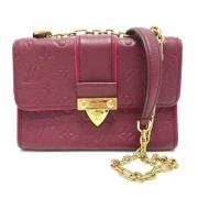 Pre-owned Leather louis-vuitton-bags Louis Vuitton Vintage , Red , Dam...