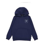 Print Box Back Hoodie Jurk Blauw Vans , Blue , Heren