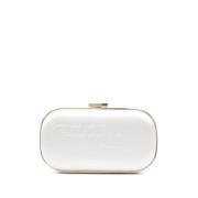 Stijlvolle Witte Geborduurde Slogan Tas Anya Hindmarch , White , Dames