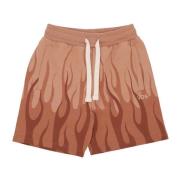 Vlammenprint Lichtgewicht Trainingsbroek Shorts Vision OF Super , Oran...