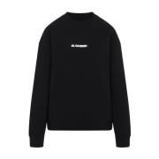 Zwarte Sweatshirt Dameskleding Jil Sander , Black , Dames