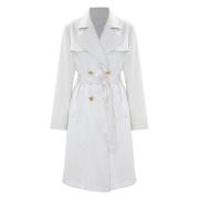 Stijlvolle Trench Coats voor alle seizoenen Kocca , White , Dames