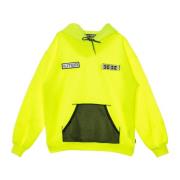 Neon Gele Lichtgewicht Hoodie Iuter , Yellow , Heren