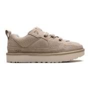 Beige Lowmel Sneakers met Webbing Strap UGG , Beige , Dames