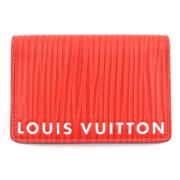 Pre-owned Fabric wallets Louis Vuitton Vintage , Red , Heren