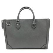 Pre-owned Leather louis-vuitton-bags Louis Vuitton Vintage , Gray , Da...