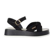 Moderne en veelzijdige platform sandalen Liu Jo , Black , Dames