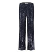 Legging met pailletten Betty & Co , Blue , Dames