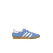 Blauwe Suède Lage Sneakers Adidas , Blue , Heren