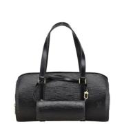 Pre-owned Leather shoulder-bags Louis Vuitton Vintage , Black , Dames