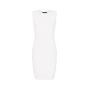 Witte Jurk Dameskleding Elegant Armani Exchange , White , Dames