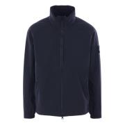 Blauwe Winterjassen Stone Island , Blue , Heren