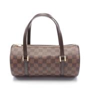 Pre-owned Canvas handbags Louis Vuitton Vintage , Brown , Dames