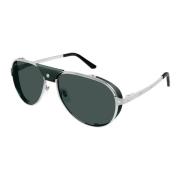 Ct0296S 004 Sunglasses Cartier , Gray , Heren