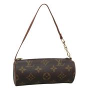 Pre-owned Canvas pouches Louis Vuitton Vintage , Brown , Dames