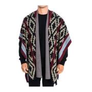 Mouwloze Gebreide Poncho voor Mannen La Martina , Multicolor , Heren