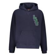 Katoenen hoodie met verstelbare capuchon Kenzo , Blue , Heren