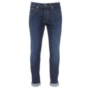 Iconische Broek in Zwart Dondup , Blue , Heren