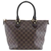 Pre-owned Canvas totes Louis Vuitton Vintage , Brown , Dames